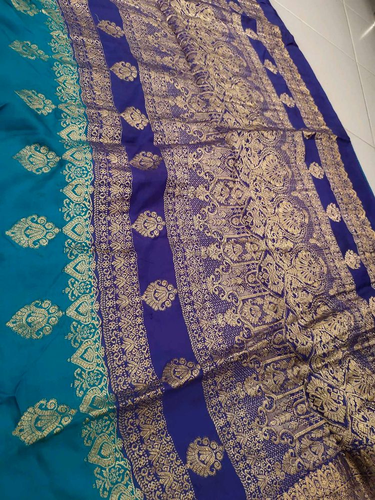 Traditional Saree 💙 Blue Colour 😍