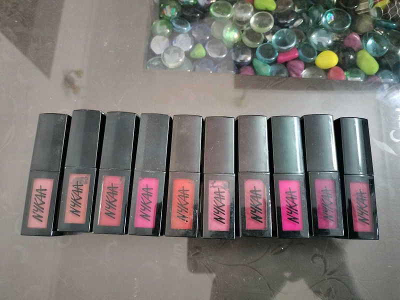 Nykaa Matte To Last Lipstick Combo (10 Pcs)