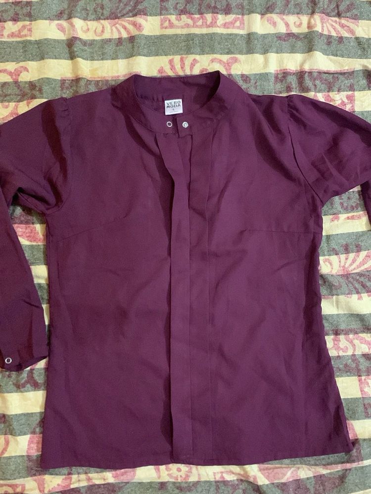 Solid Burgundy Top