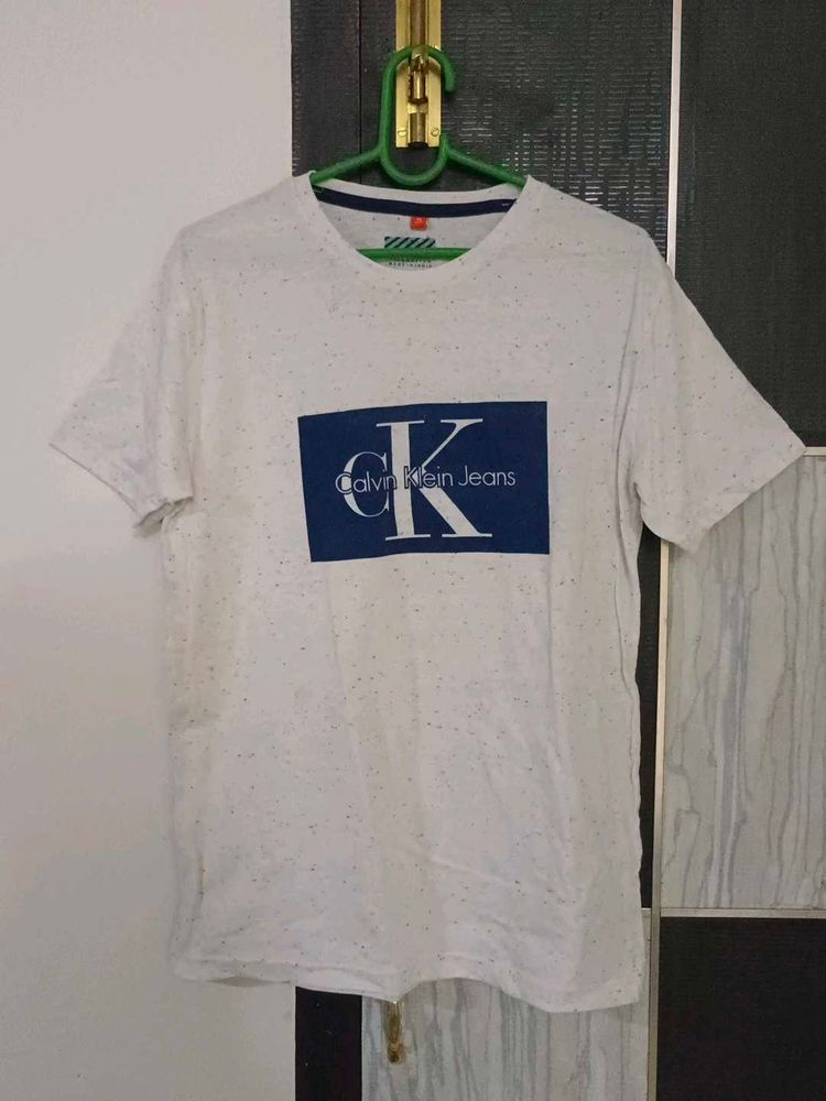 Calvin Klein Jeans (Dupe) White Tee