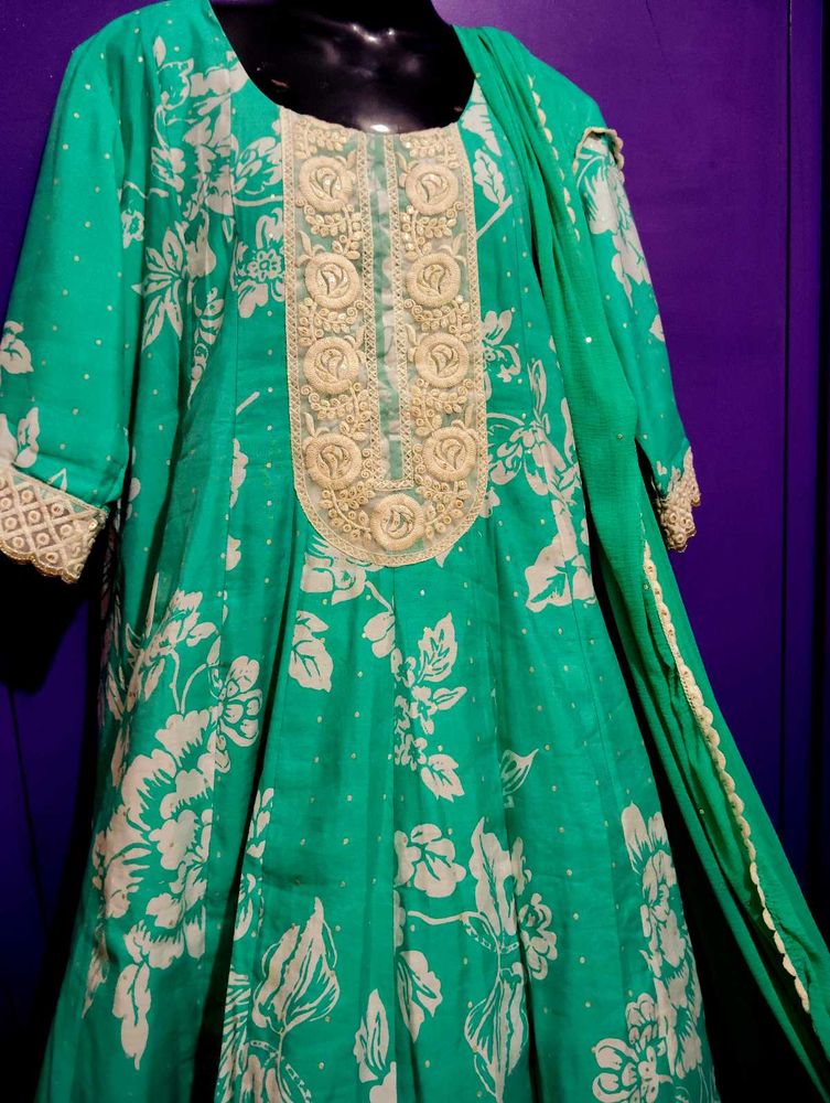 Party Wear Libas Brand Anarkali Suit Inner Attache