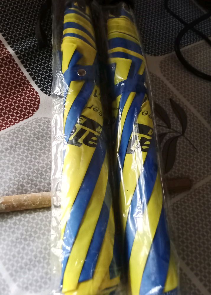 🟩2 New Umbrella Yellow And Blue Colour