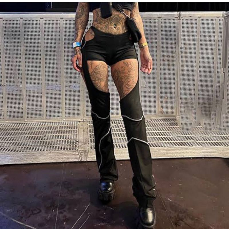 Imported Genz Cutout Bottoms