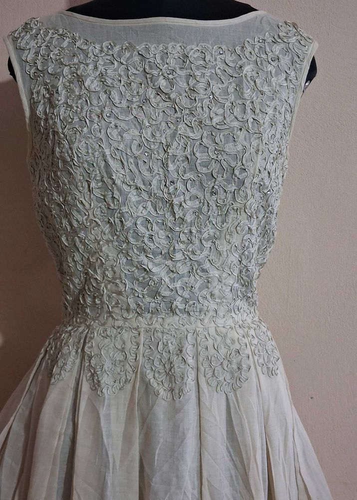 Vintage Boat Neck Dress