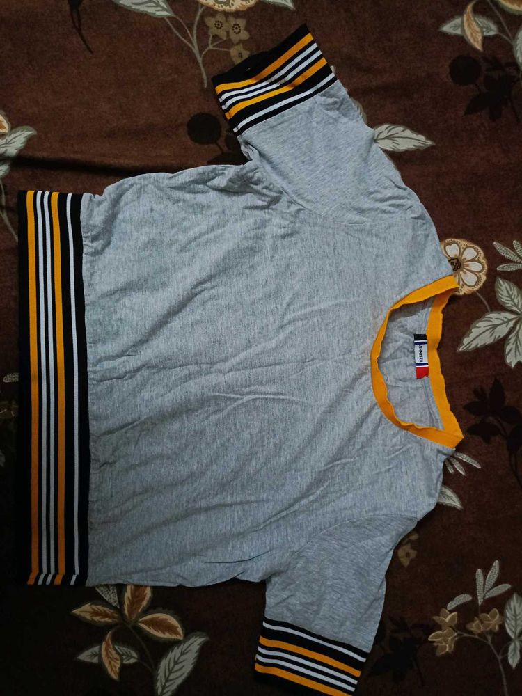 Striped Trim Tee