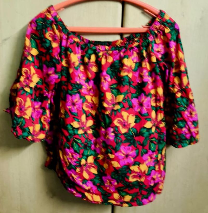 Floral Print Top