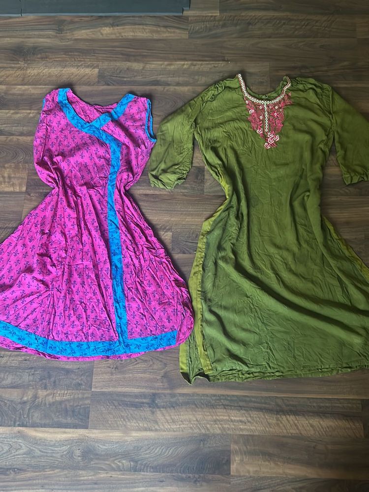 2 Beautiful Cotton Kurtis