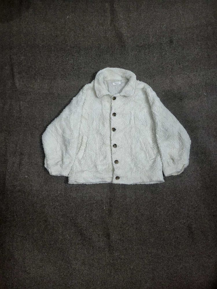 Cozy Fleece Button Jacket