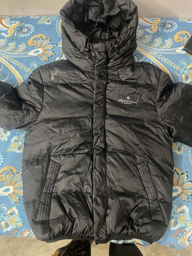 Black Padded Winter Jacket
