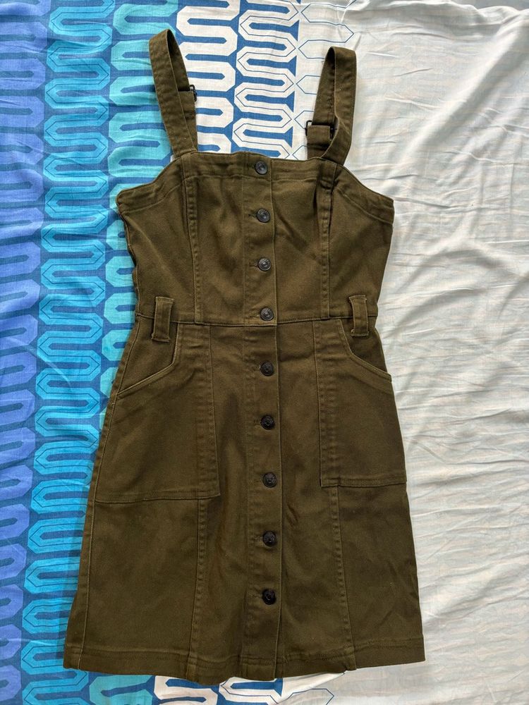 H&amp;M Olive Green Dress