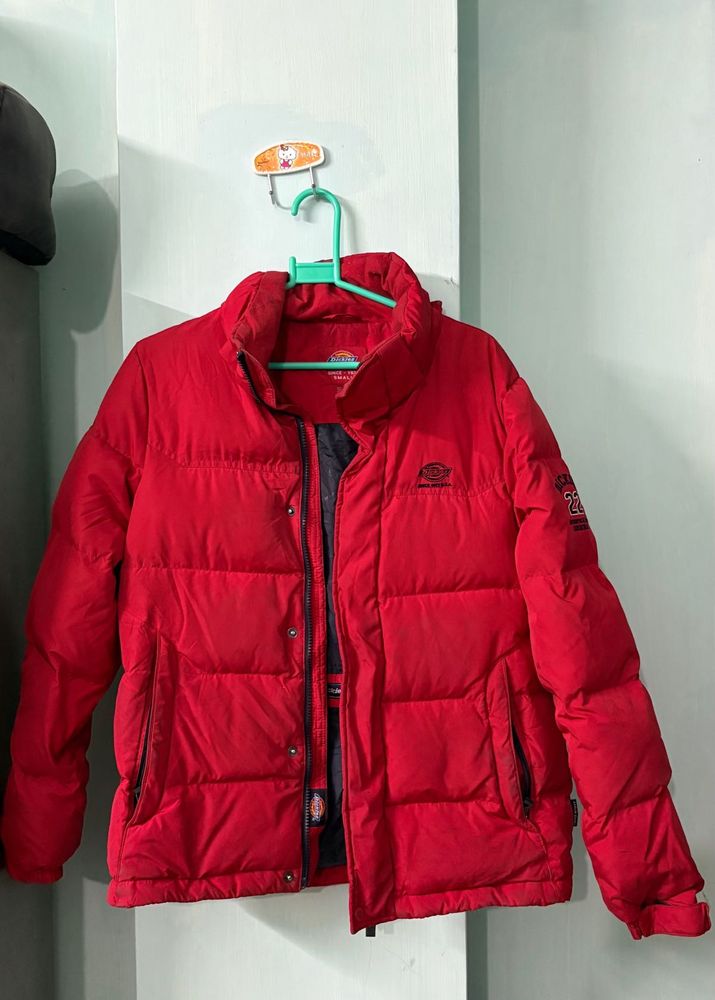 Dickies Red Puffer Jacket