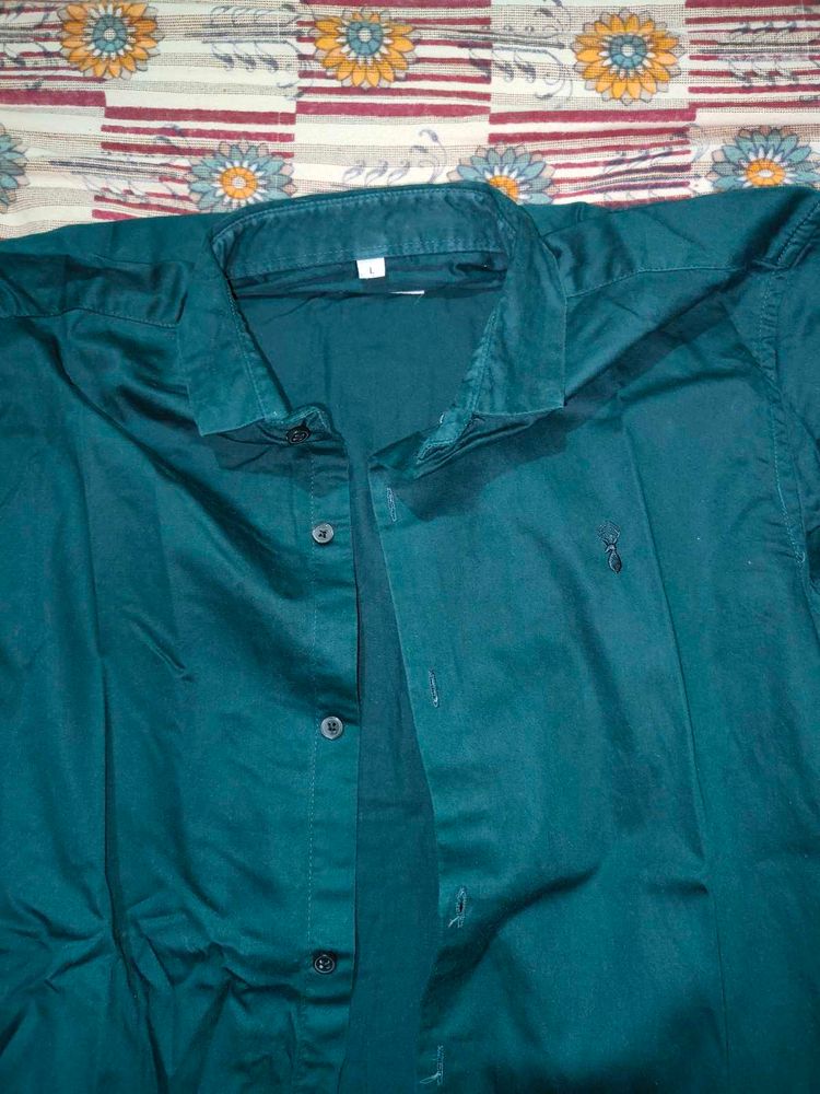 Green Casual Shirt