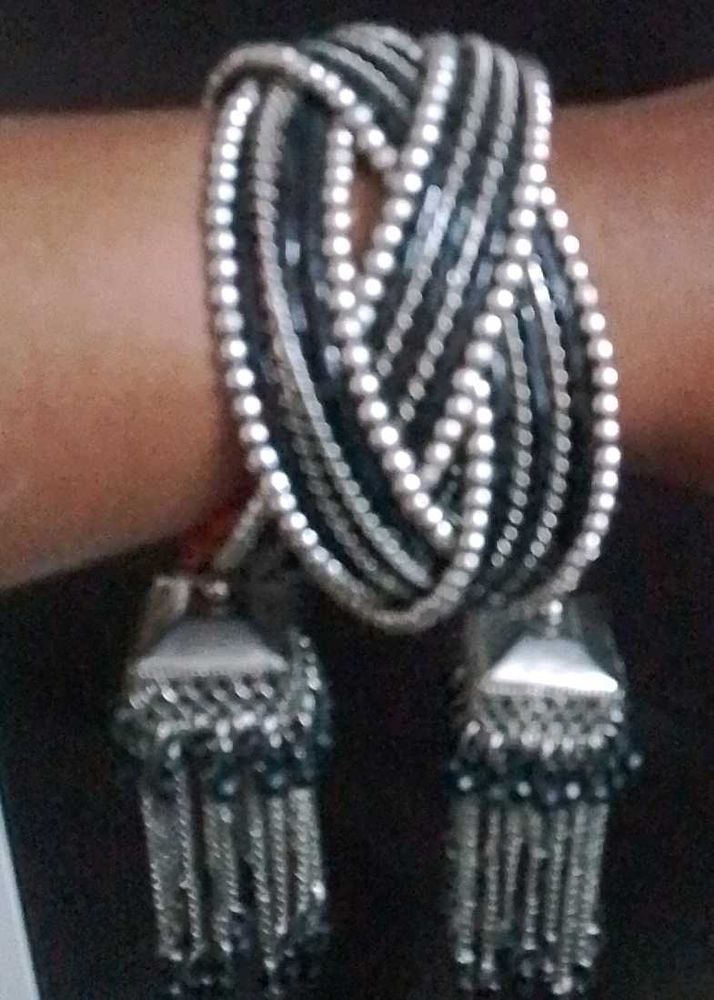 Statement Silver Bracelet