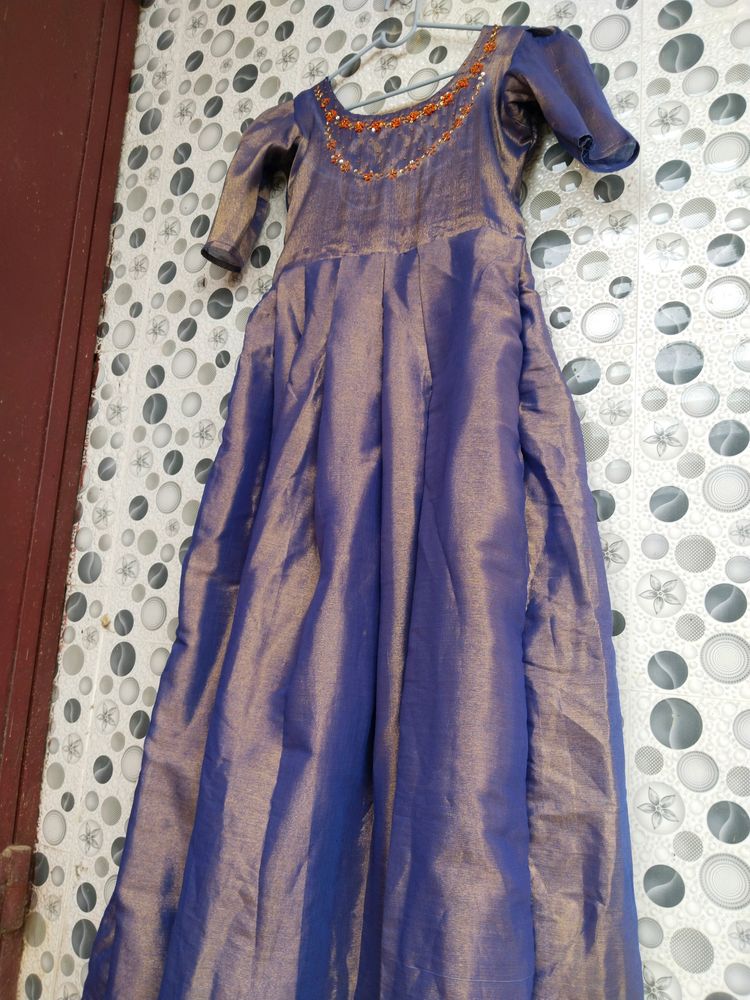 New Boutique Made Maggam Work Long Frock