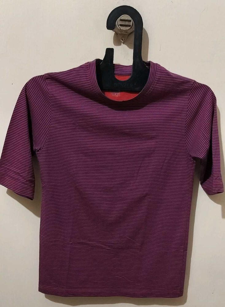 Striped Purple T-Shirt