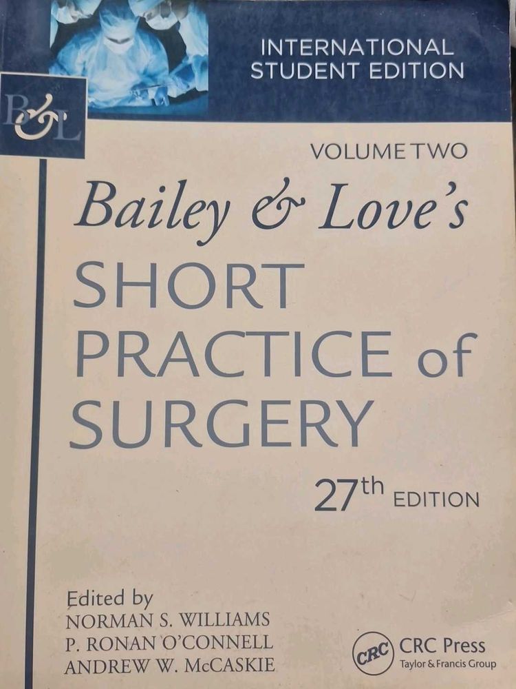 Bailey &amp; Love's Surgery, 27th Ed.