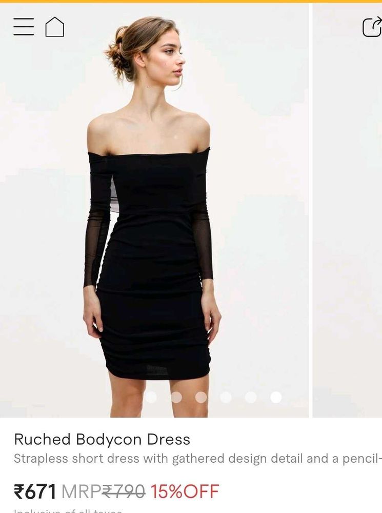 Savana Black Bodycon Mini Dress