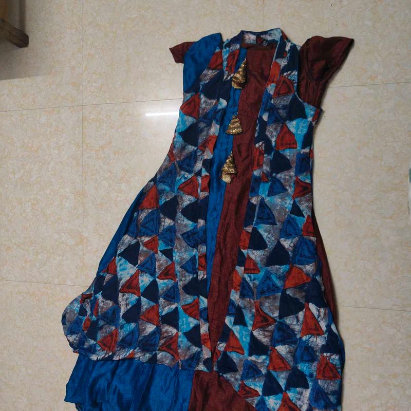 Color Block Maxi Dress