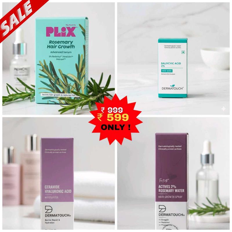 Dermatouch &amp; Plix  Skincare Set