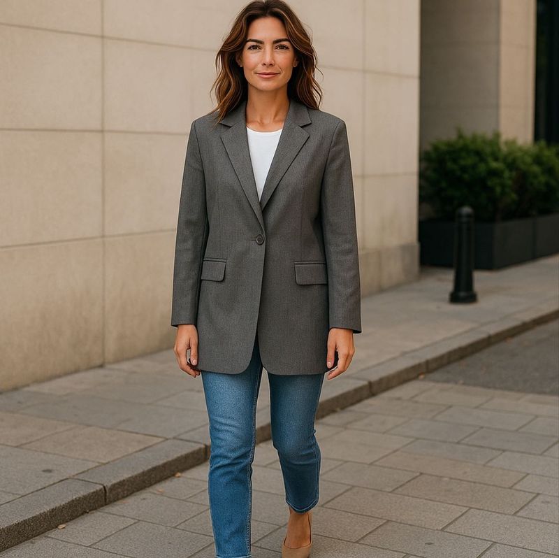 New Without Tag Long Blazer