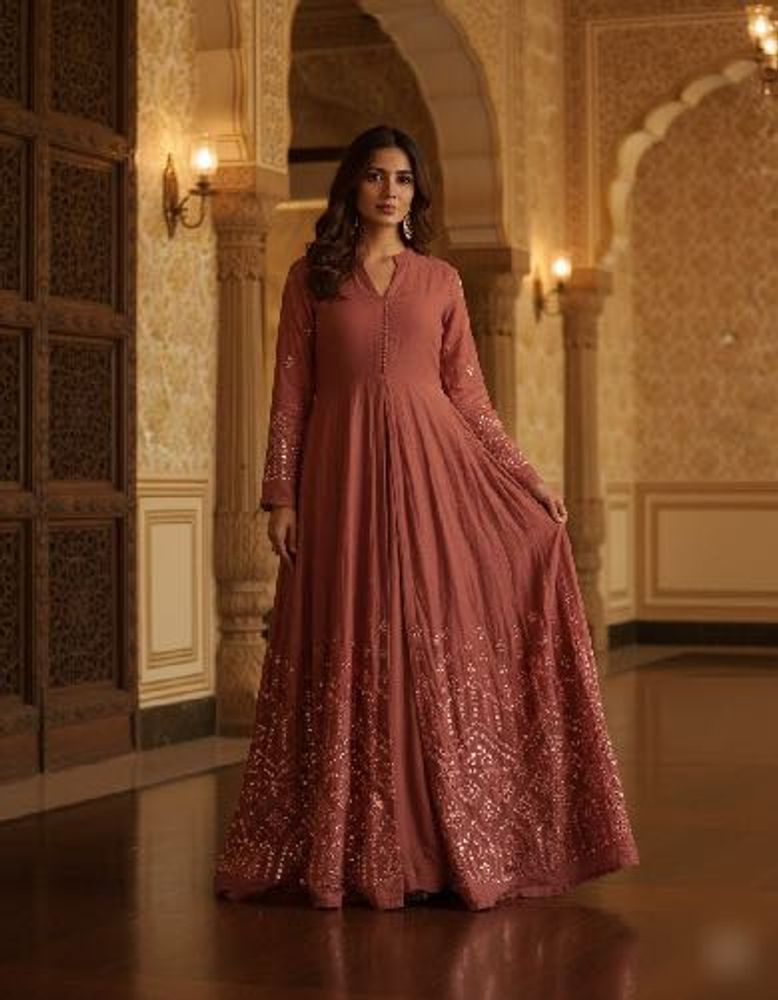 Elegant Anarkali Kurta Dress