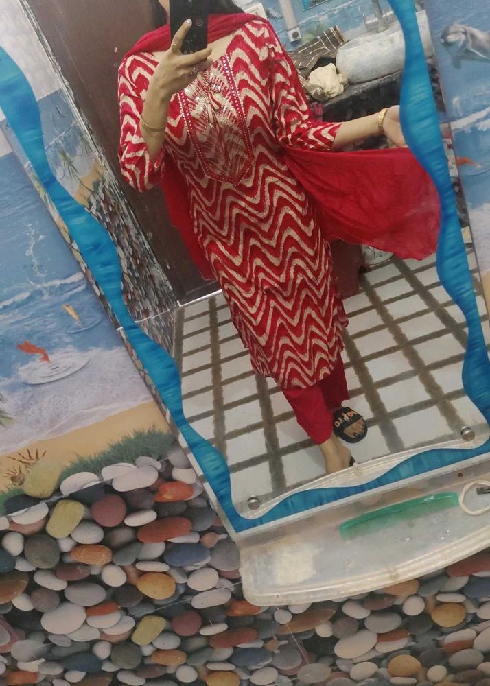 beautiful new kurta set with dupatta