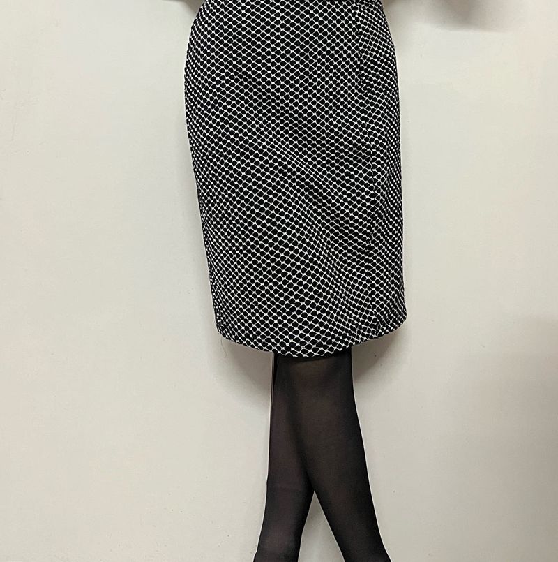 betty barclay Chic Black &amp; White Pencil Skirt