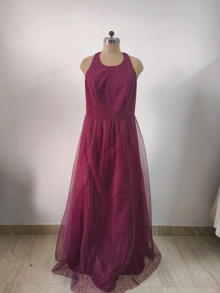 Maroon Gown
