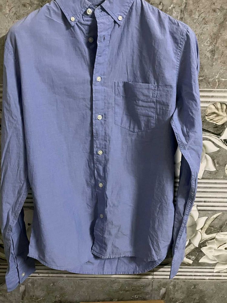 Blue Long Sleeve Shirt
