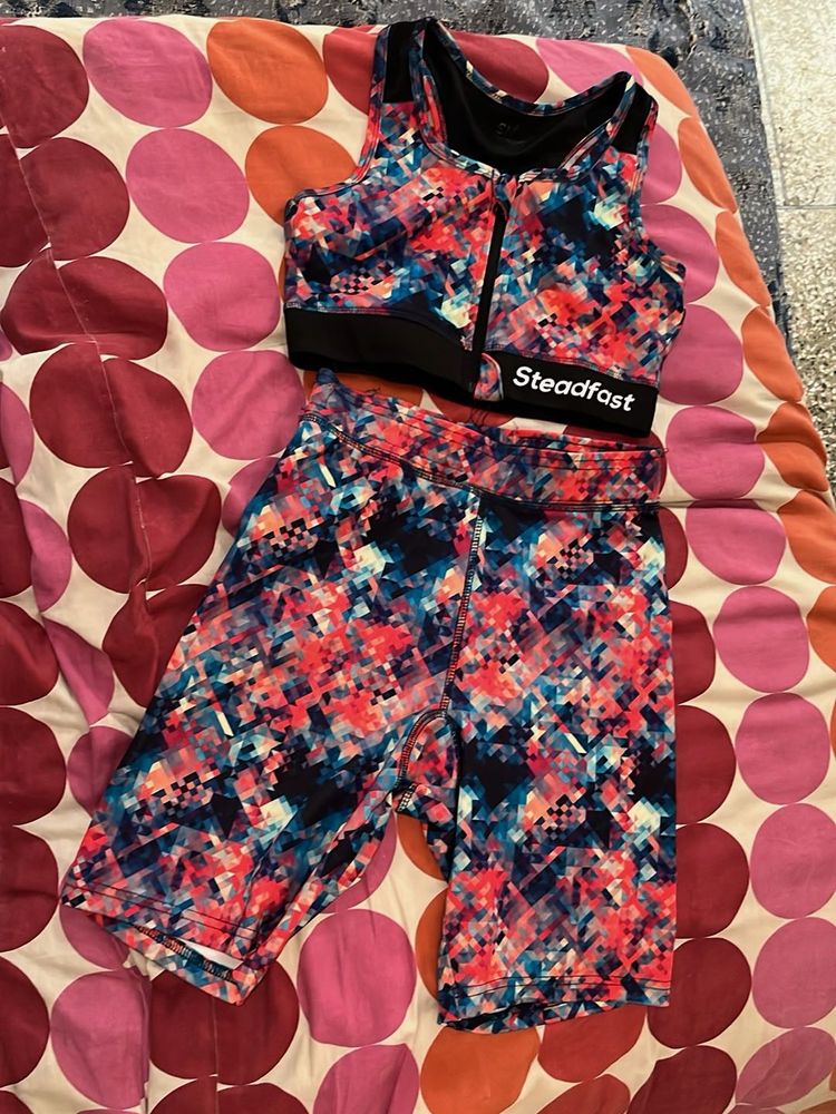 Printed Activewear Set