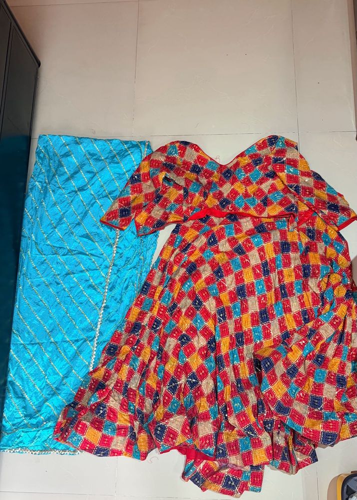 Colorful lehnga choli Set