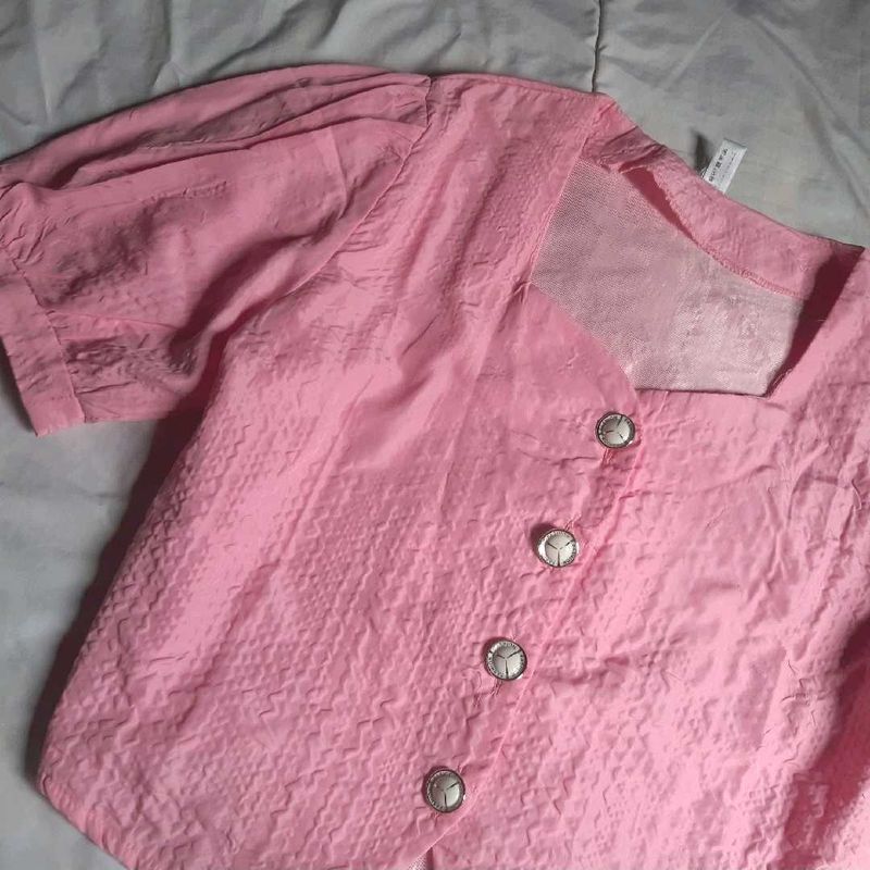 Korean Pink Top