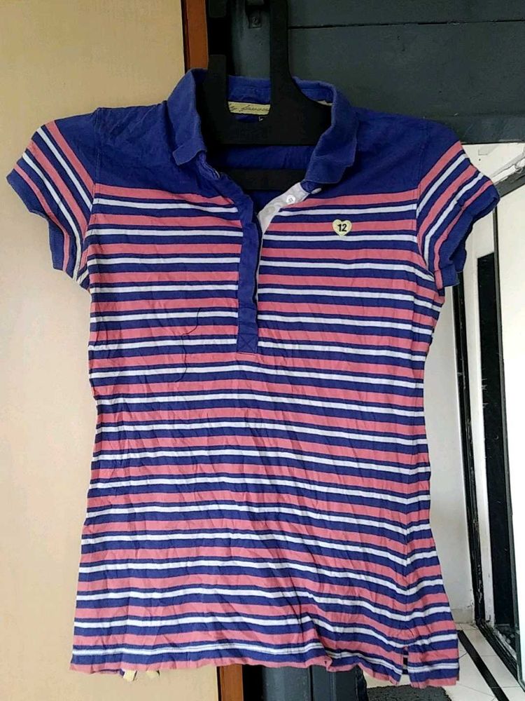 Striped Polo Shirt