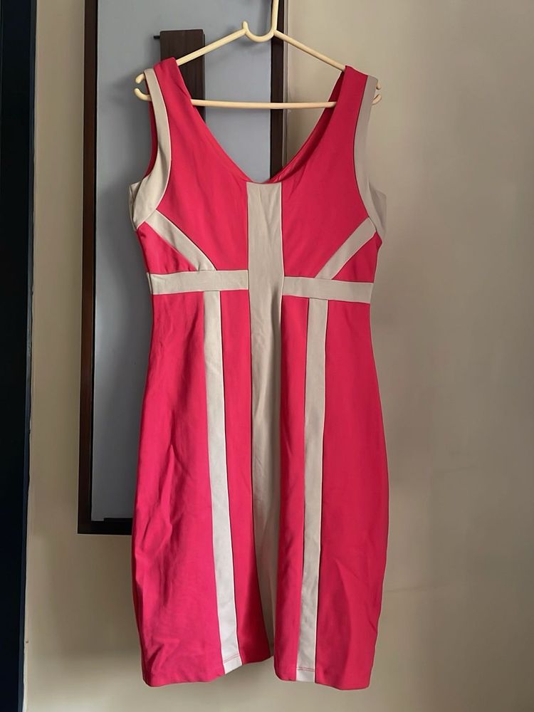 NEWT BODYCON COLOUR BLOCKED DRESS