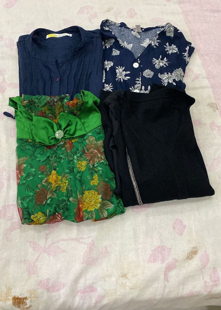 4 Tops &amp; Tunics Bundle