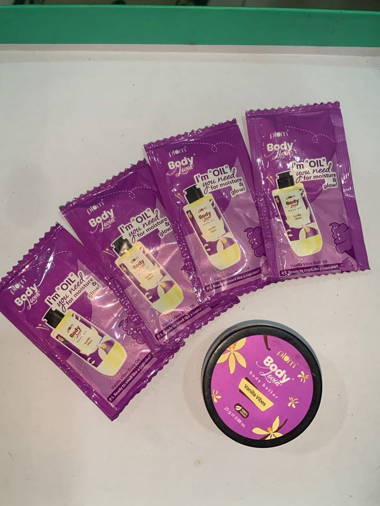 PLUM Vanilla Vibes Body Butter &amp; Oil