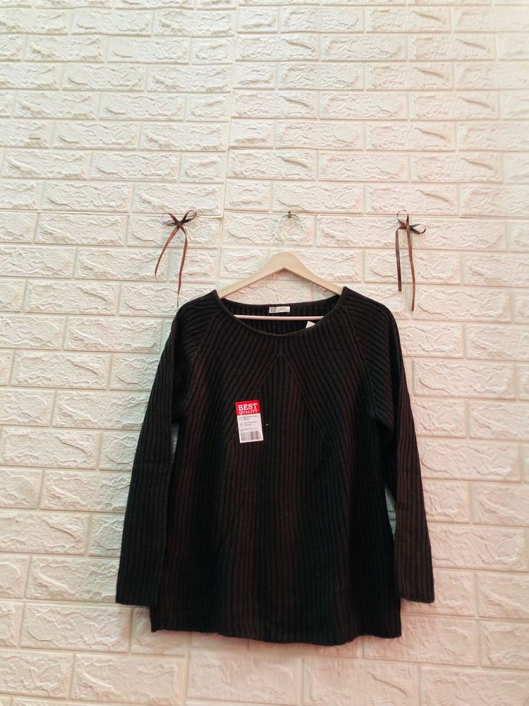 Stylish Black Long Sleeve Top