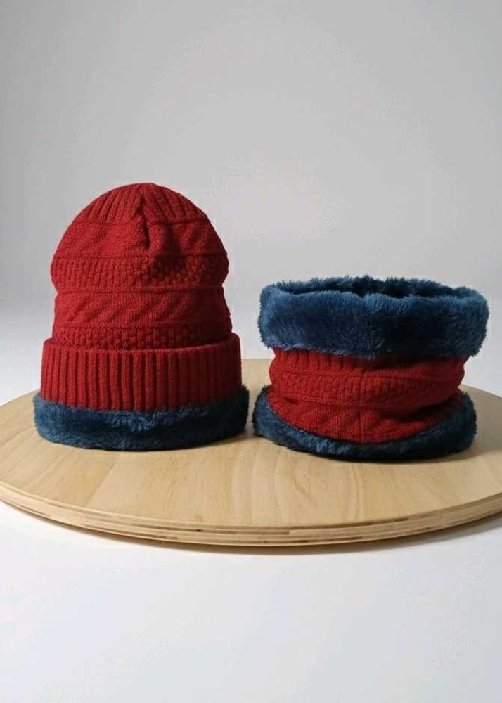 menHat &amp; Scarf Set