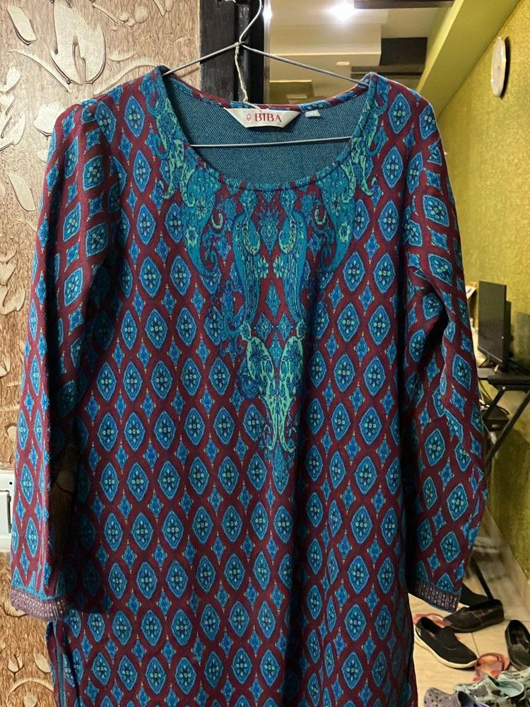 Woolen Biba Kurta 38-42