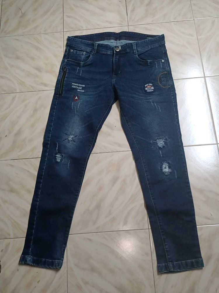 Stylish Distressed Jeans