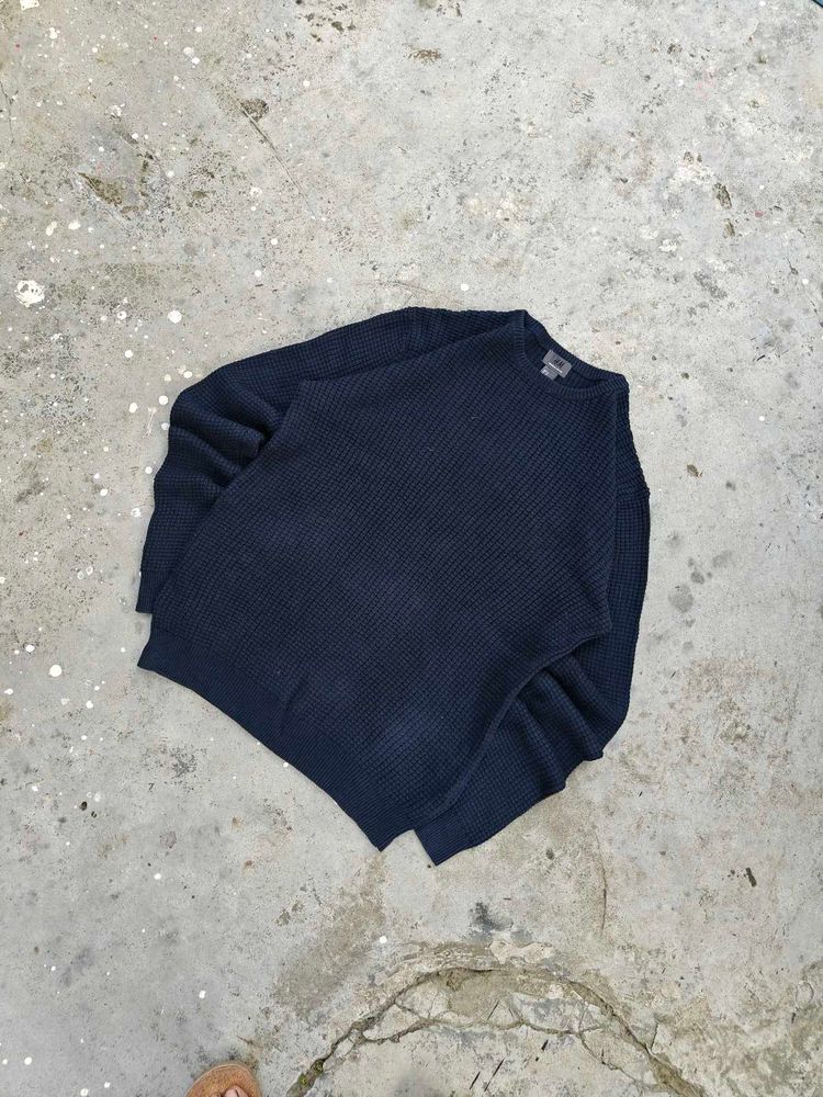 H&amp;M Navy Blue Knit Sweater