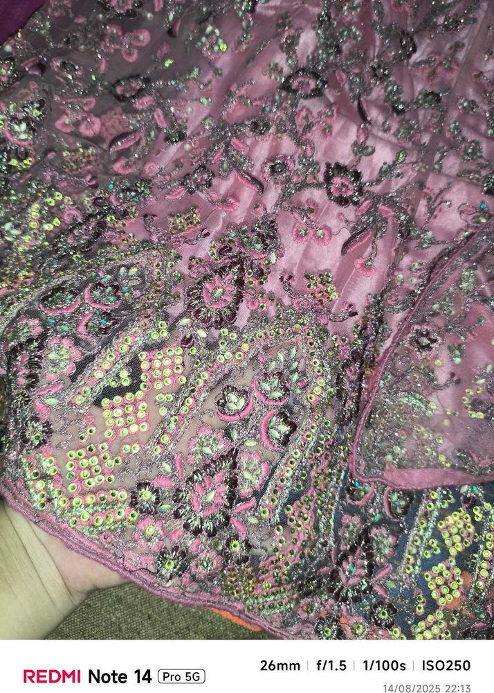 Embroidered Indian Lengha Skirt