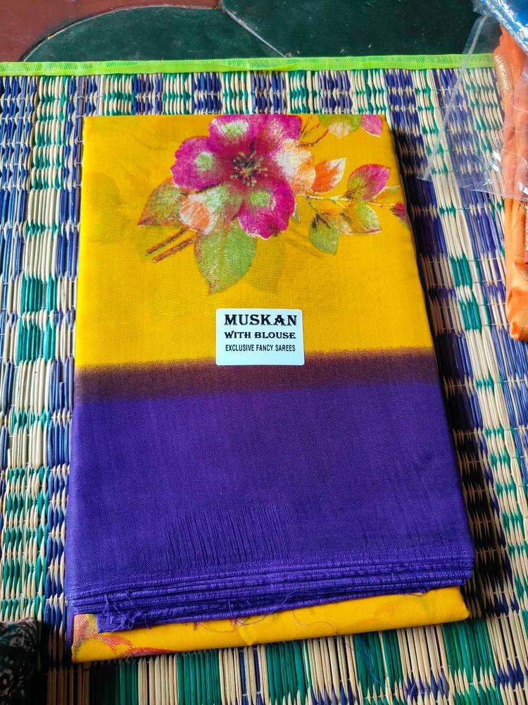 Elegant Floral Saree