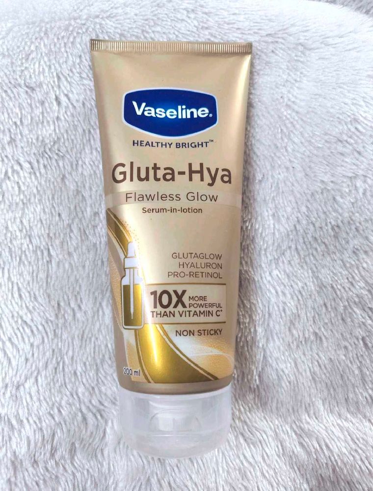 Vaseline Gluta-Hya Flawless Glow Lotion for Face &amp;