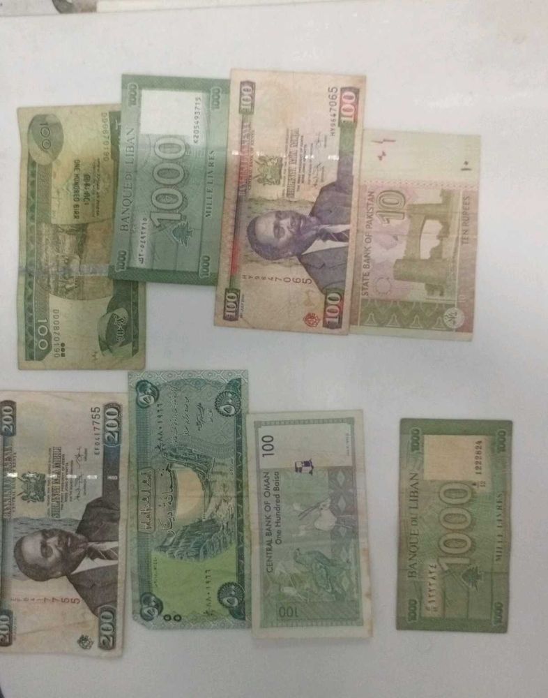 Currency Notes Different