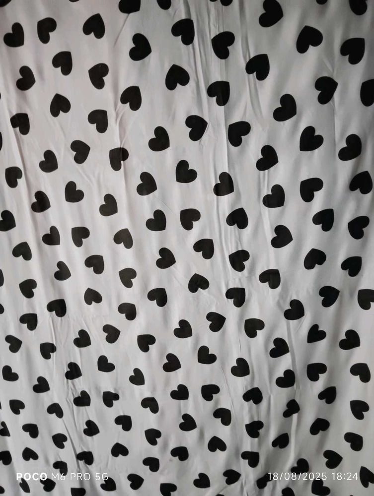 Heart Print Fabric