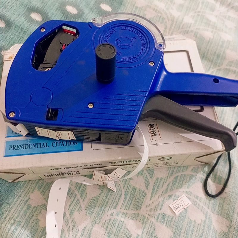 Price Tag Gun Labelling Printer, MRP Rate