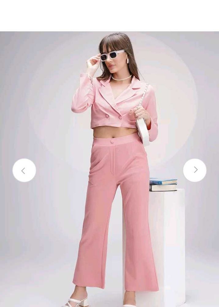 Pink Co-ord Set Branded