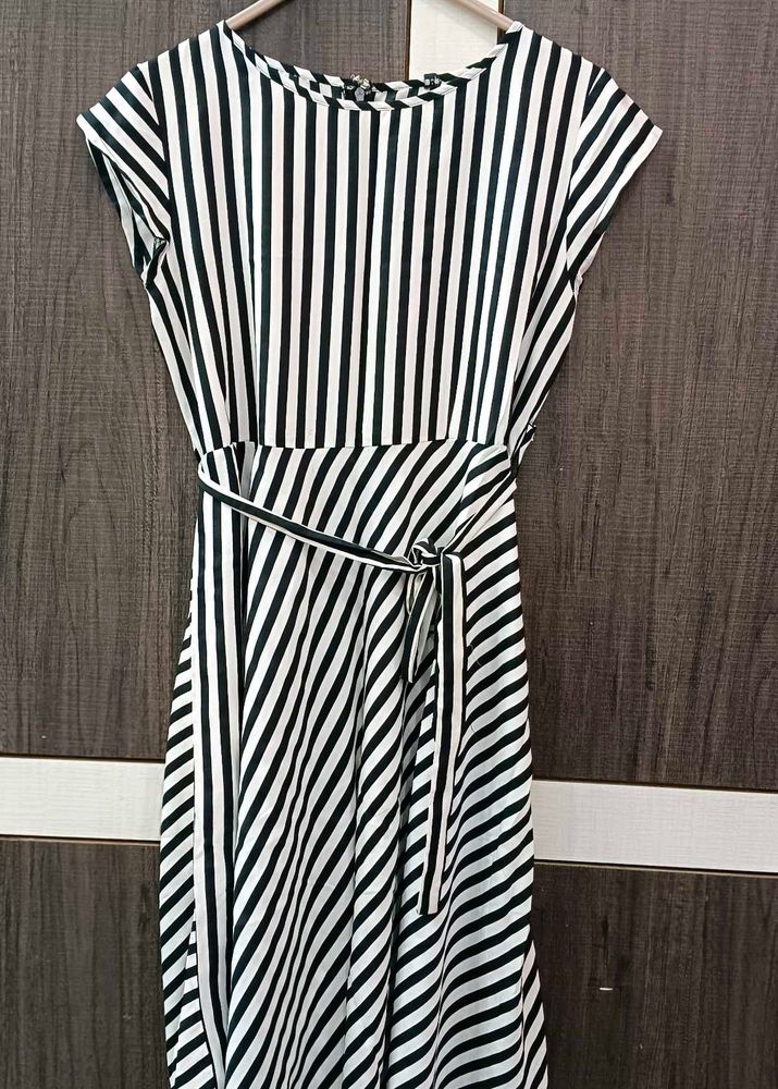 Striped Midi Dress