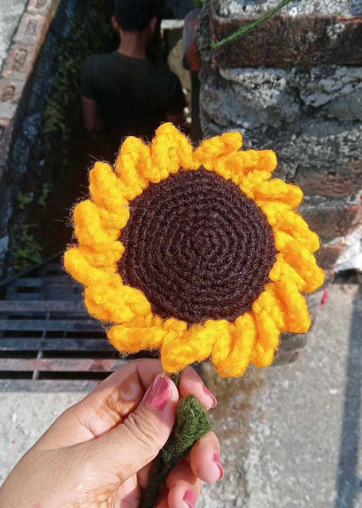Crochet Sunflower Decoration